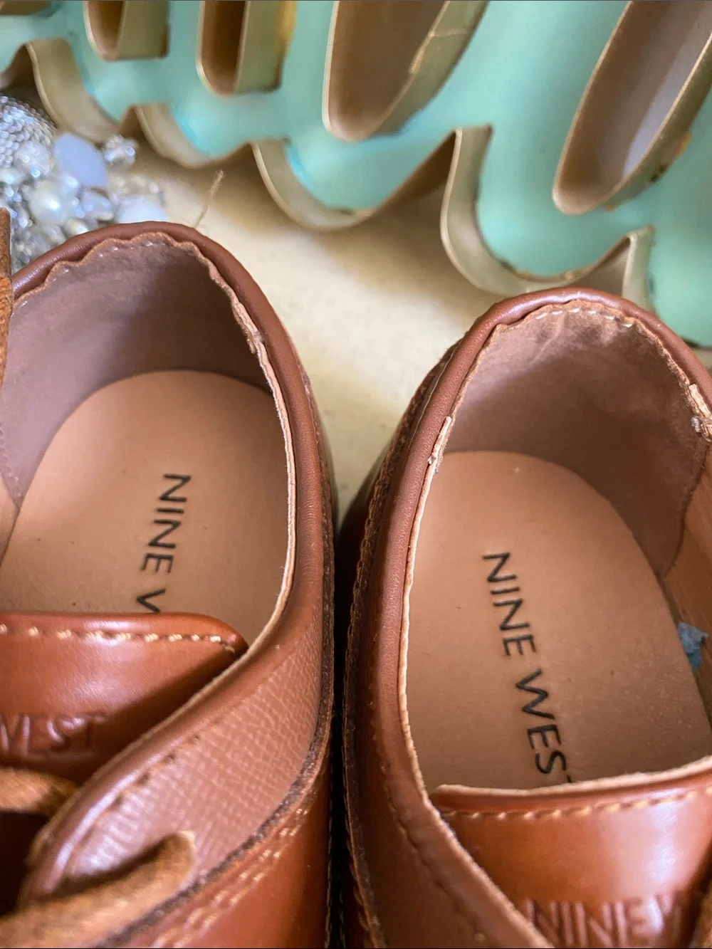 NINE WEST Lace-up Oxford Shoes